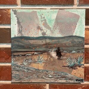 The Open Road Acrylic Art on Canvas